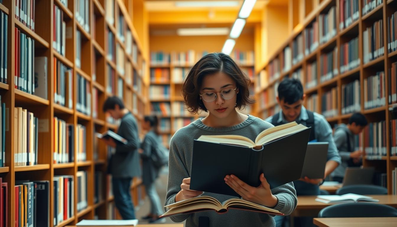 Student developing practical and academic skills