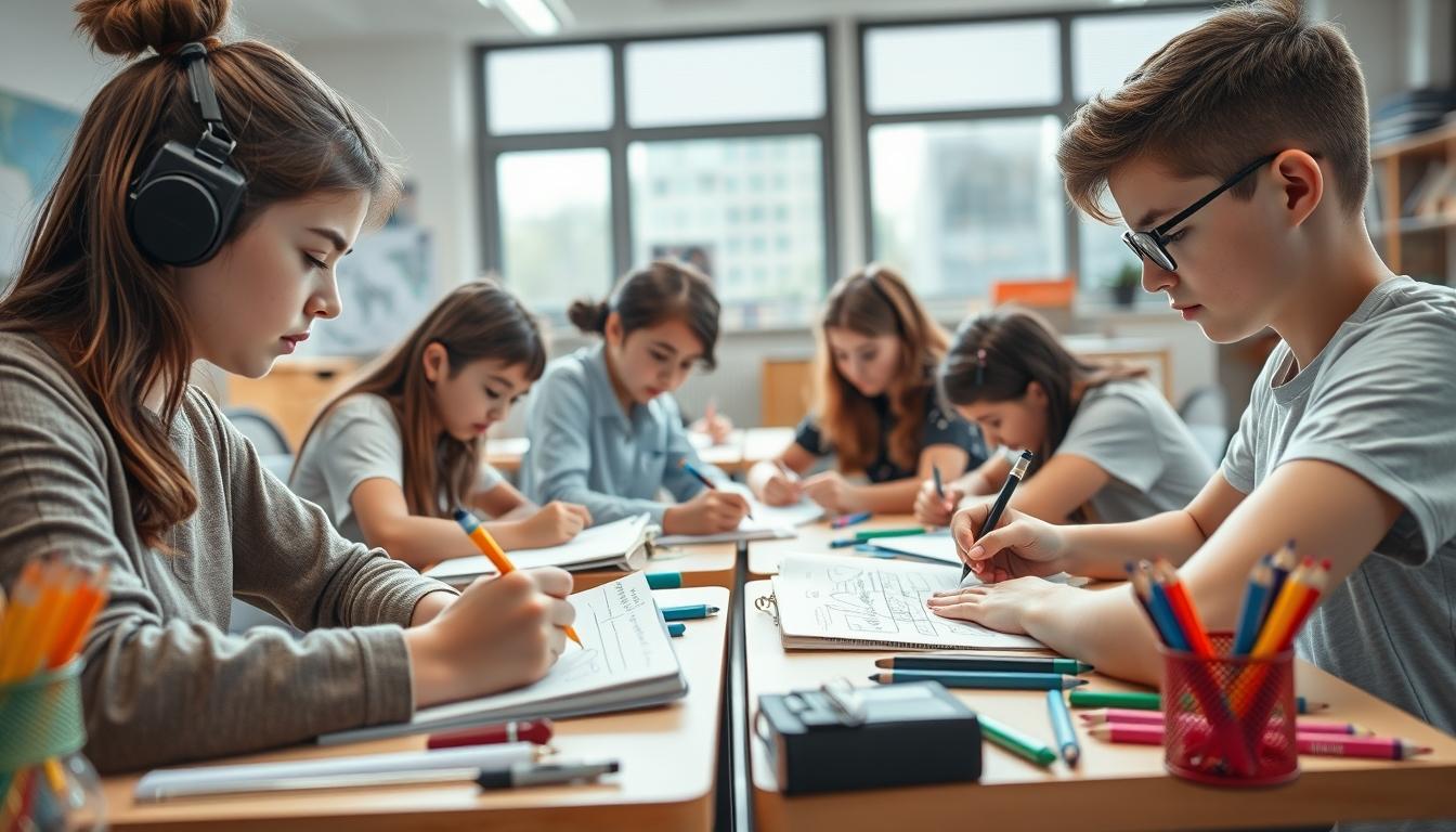 Organized study environment supporting productive learning